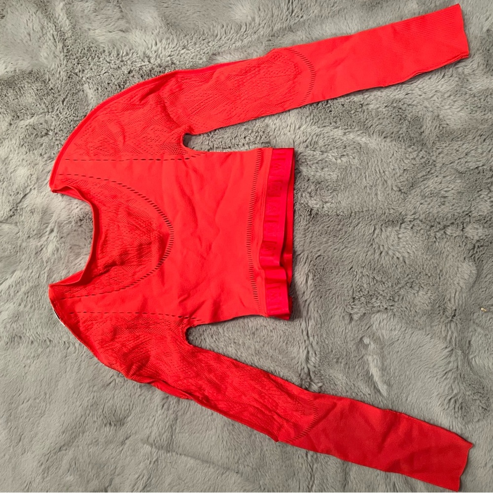 Wolford Sporty Net Logo Crop Top and Leggings